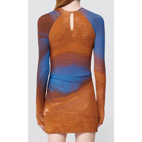 NEW JONATHAN SIMKHAI abby dress in sierra print - Picture 2 of 2